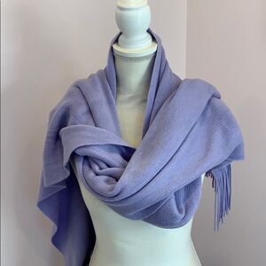 Long Purple Soft plush scarf/wrap